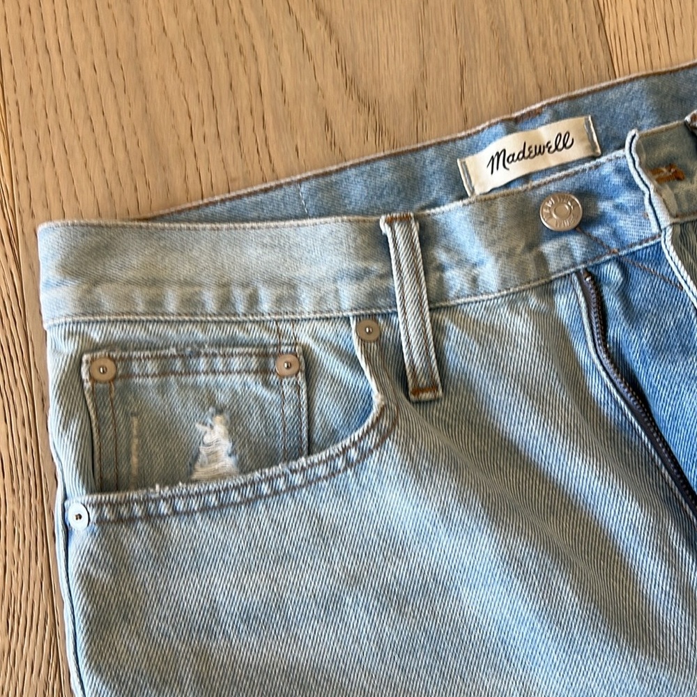 Madewell Classic straight full length light wash size 29 - Picture 4 of 7